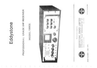 Eddystone 1990S schematic circuit diagram